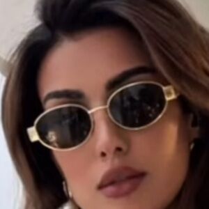 Chic Black and gold Sunglasses